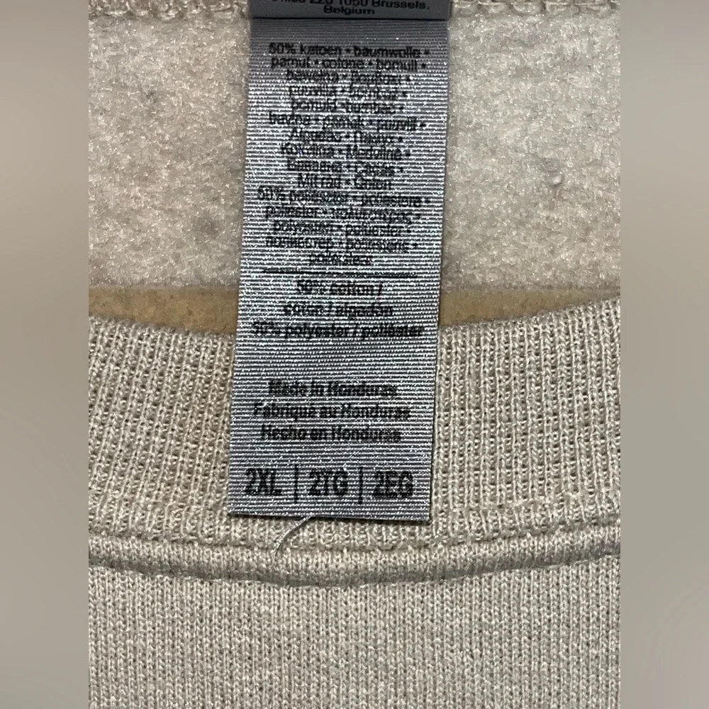 Taylor Swift Albums Taylor's Version Sweatshirt 2XL Beige Oversized Baggy